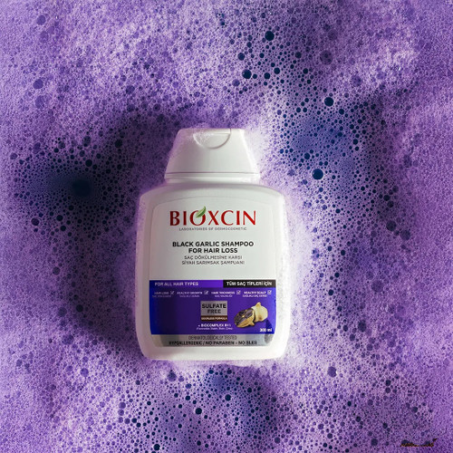 قیمت و خرید آنلاین شامپو ضد ریزش و تقویت کننده مو حاوی عصاره سیر سیاه بیوکسین BIOXCIN حجم 300 میل